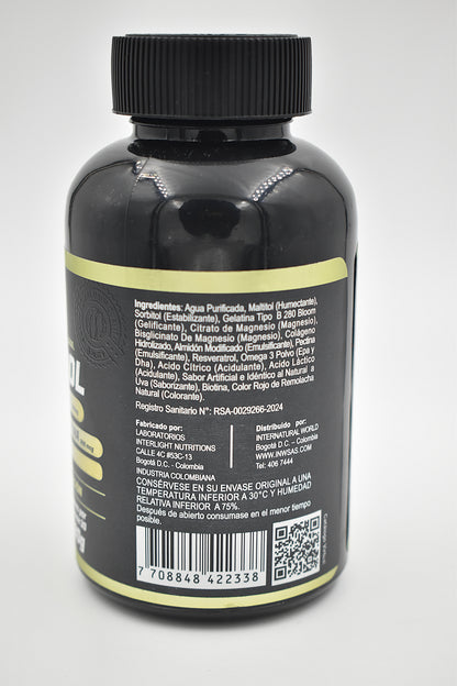 Gomitas de resveratrol - Antioxidante funcional