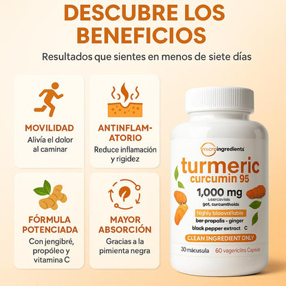 Turmeric Curcumin + Pimienta